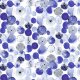 Tkanina 31136 | watercolor dots and hearts in very peri blue