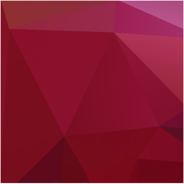 Fabric 3236 | POPPY RED AND LILAC LOWPOLY