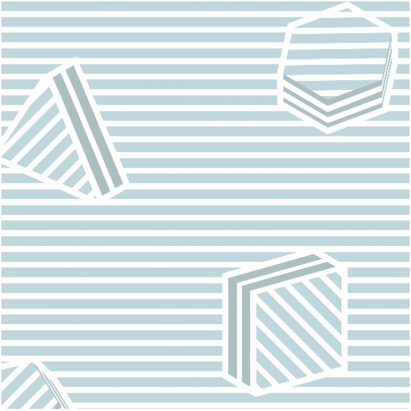 Tkanina 31356 | Geometry Blue