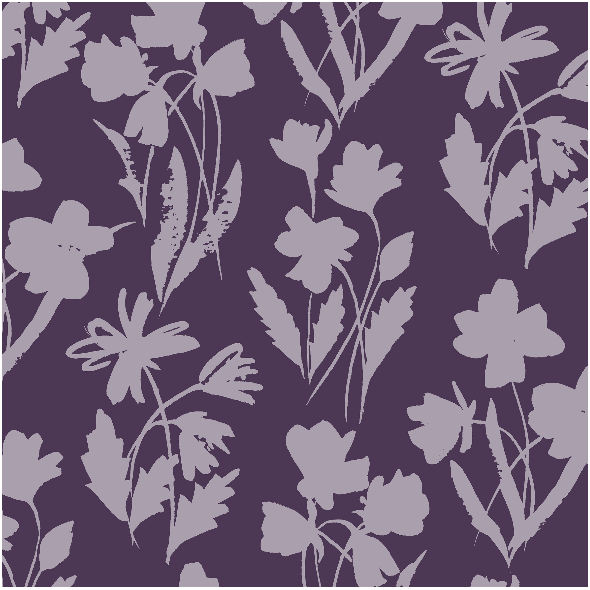 Fabric 31510 | łąka fioletowa duża