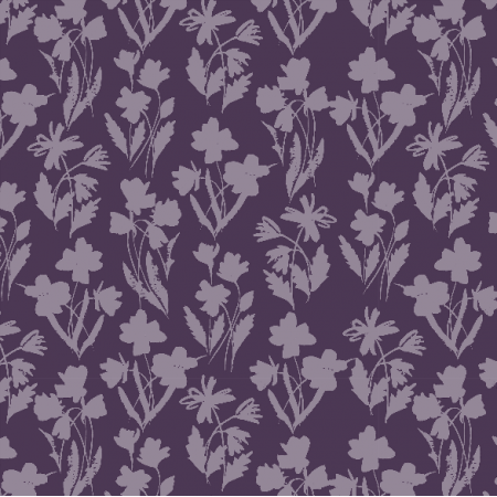 Tkanina 31511 | łąka fioletowa mała