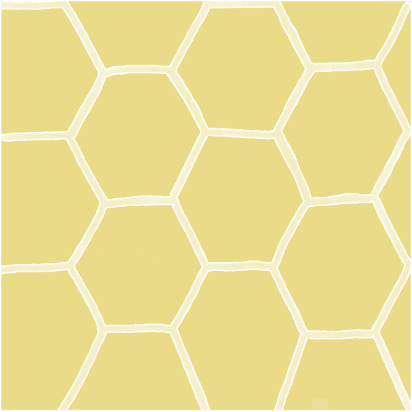 Tkanina 31666 | Birds&Bees-small honeycomb