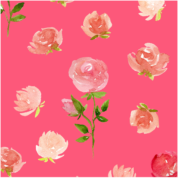 Fabric 31676 | akwarelowy ogród 2