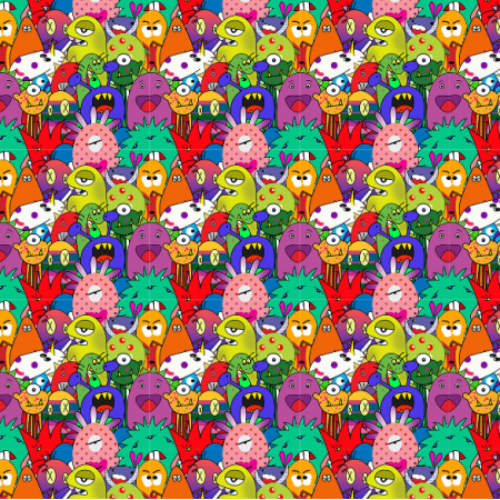 Fabric 31753 | KP monsters