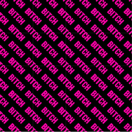 Fabric 31769 | Hot pink Bitch