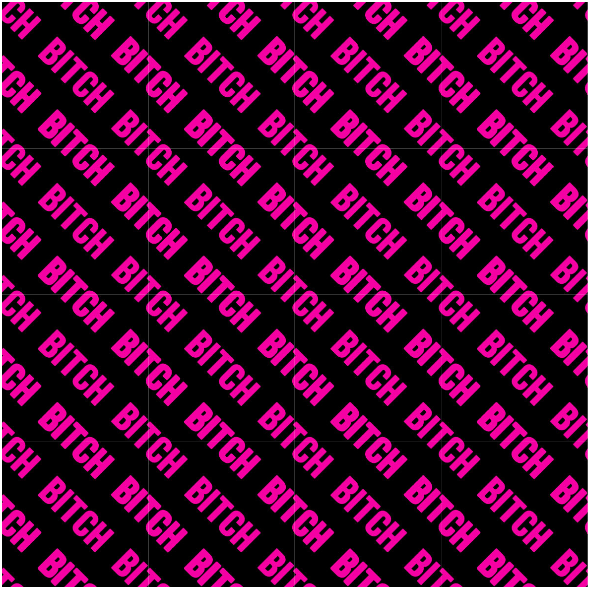 Tkanina 31769 | Hot pink Bitch