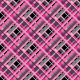 Fabric 31773 | Pink, Black and Grey kratka