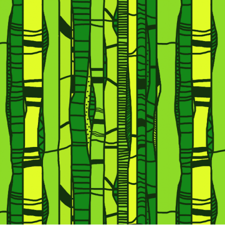 Fabric 31920 | paski zielone żółte
