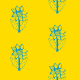 Tkanina 31933 | Sunflower - yellow blue pattern