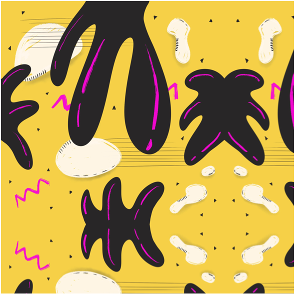 Fabric 32143 | Yellow & black