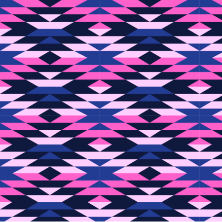 Tkanina 32457 | Tribal pink purple
