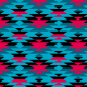 Tkanina 32458 | Tribal red blue