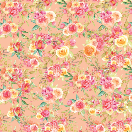 32464 | Pink and coral flowers 