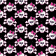 Tkanina 32475 | Cute skulls