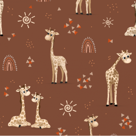 32622 | żyrafa - brązowy