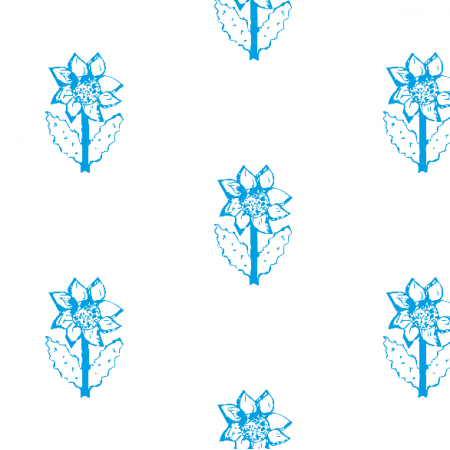 Tkanina 32805 | Sunflower - blue pattern