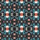 Fabric 32836 | Black sea meadow