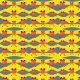 Fabric 32908 | Happy pigS (yellow)