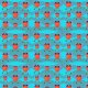 Fabric 32909 | Happy pigs (blue)