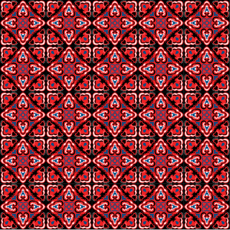 33085 | Azulejos red / black XS