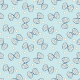Tkanina 33161 | muszle i perły seashells and pearls on blue