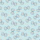 Fabric 33161 | muszle i perły seashells and pearls on blue