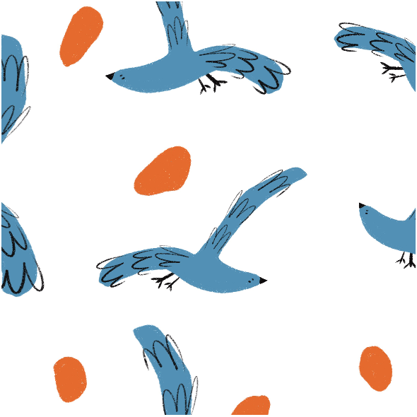 Tkanina 33253 | rajskie ptaszki