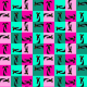 Fabric 33264 | Whippers on pink / mint XS