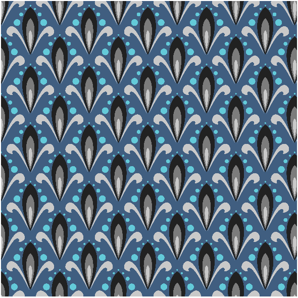 Tkanina 3455 | ornamental pattern