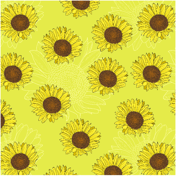 Tkanina 3469 | Sunflowers