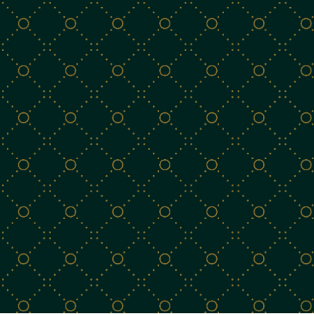 33586 | drobne złote kółka i kropki na zielonym tle