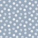 Tkanina 33619 | akwarelowe, niebieskie grochy 3cm
