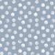 Fabric 33619 | akwarelowe, niebieskie grochy 3cm