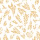 Fabric 33633 | listki orange 1