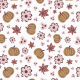 Fabric 33838 | jesien czaszki dynie liście halloween autumn icons