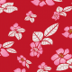 Fabric 33861 | Wild roses red pink white Dziekie róże czerwień róż