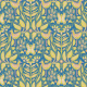 Fabric 33867 | birds plants butterflies ptaki rośliny motyle