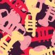 Fabric 33871 | trumpets musical instruments trąbki instrumenty muzyka
