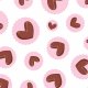 Fabric 33883 | valentine chocolate hearts czekoladki serca walentynki