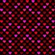 Fabric 33924 | czerwone serca na czarnym tle