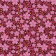 Tkanina 33927 | Charm Pink Flowers0