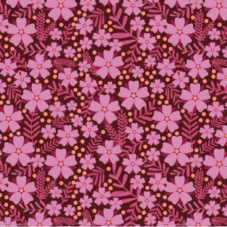 Fabric 33927 | Charm Pink Flowers0