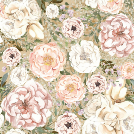 Fabric 33929 | Boho Pastel Flowers0