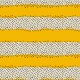 Fabric 33933 | nieregularne czarne kropki i żółte paski