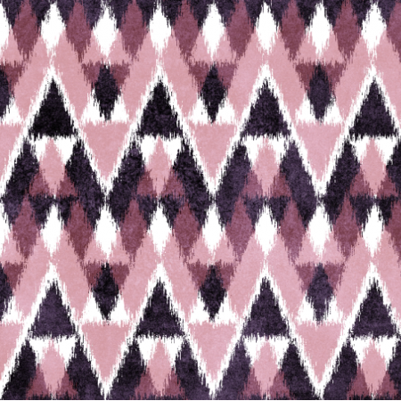 Fabric 33947 | zig zag tiedye w odcieniach różu i fioletu