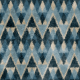 Tkanina 33948 | zig zag tiedye w odcieniach błękitu