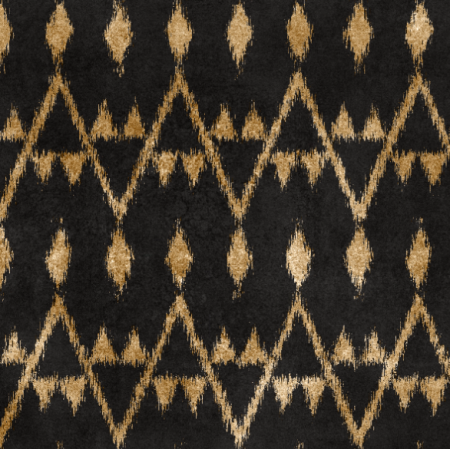 Fabric 33950 | złoty zig zag na akwarelowym tle