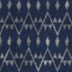 Fabric 33954 | srebrny zig zag tiedye na granatowym tle