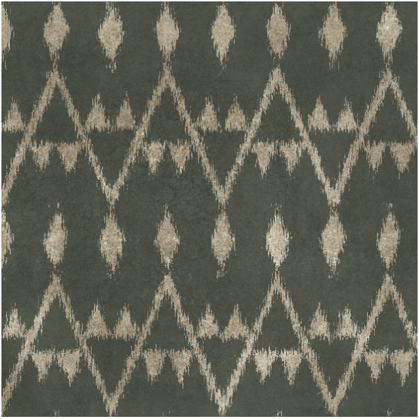 Fabric 33955 | beżowy zig zag tiedye na tle khaki