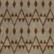 Fabric 33956 | rudy zig zag na piaskowym tle